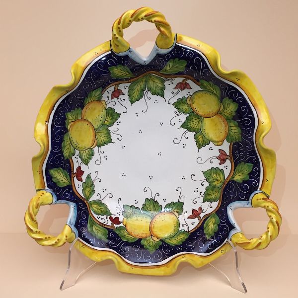 CENTERPIECE WITH THREE HANDLES, CM.40D, LIMONI COSIMO
